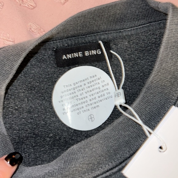 NWT anine bing Spencer leopard sweatshirt - Picture 4 of 6